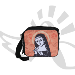 Bolsa Transversal / Porta-Bíblia - Santa Rita de Cássia Bolsa Transversal / Porta-Bíblia - Santa Rita de Cássia
